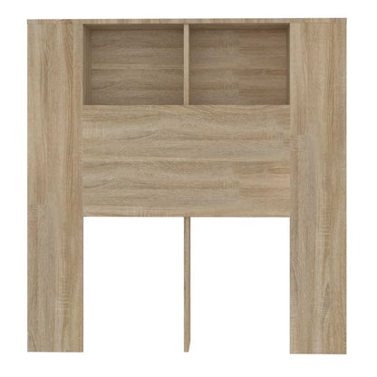 vidaXL Headboard Cabinet | Sonoma oak | Engineered wood | Medium | Bed Headboard
