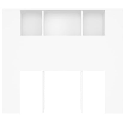 811916 vidaXL Headboard Cabinet White 120x18,5x102,5 cm