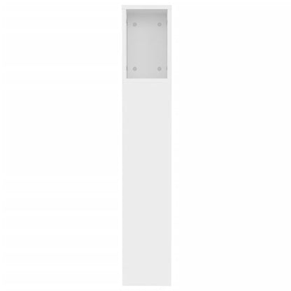 811916 vidaXL Headboard Cabinet White 120x18,5x102,5 cm