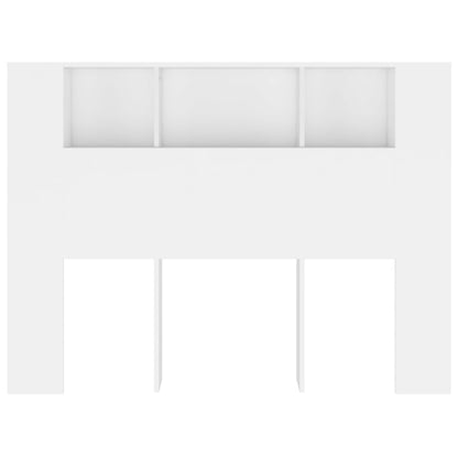 vidaXL Headboard Cabinet White 140x18.5x104.5 cm