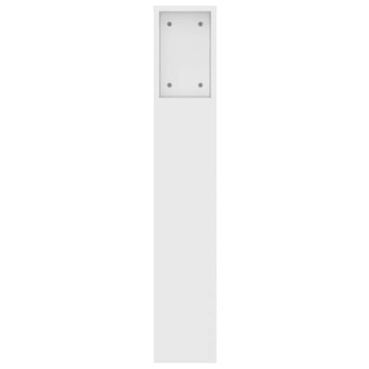 811925 vidaXL Headboard Cabinet White 140x18,5x104,5 cm