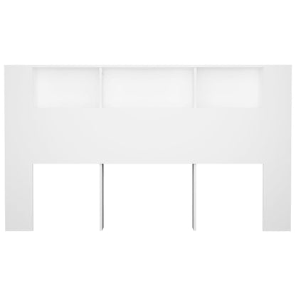 vidaXL Headboard Cabinet | White | Engineered wood | Headboard Cabinet