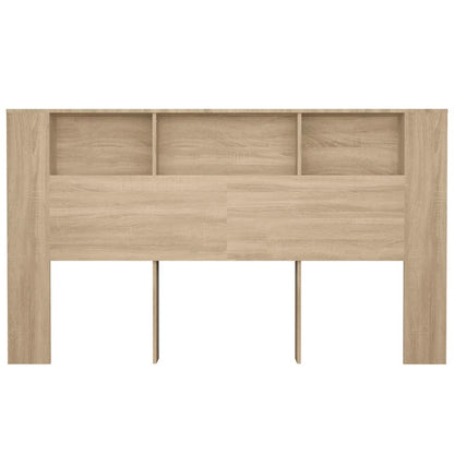 vidaXL Headboard Cabinet Sonoma Oak 180x18.5x104.5 cm