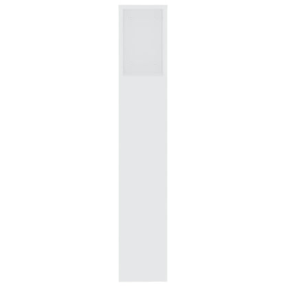 vidaXL Headboard Cabinet White 200x18.5x104.5 cm