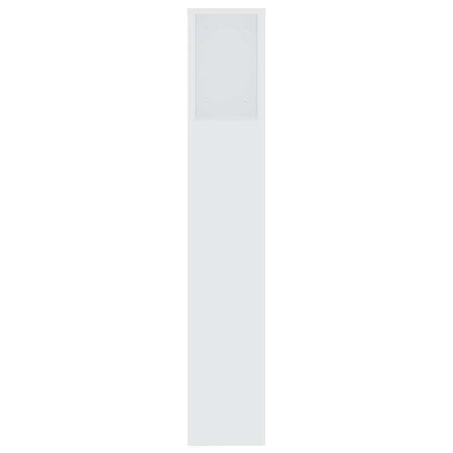 811952 vidaXL Headboard Cabinet White 200x18,5x104,5 cm