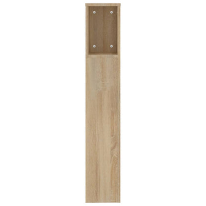 vidaXL Headboard Cabinet Sonoma Oak 200x18.5x104.5 cm