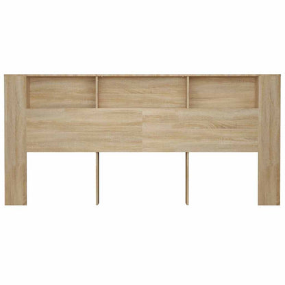 vidaXL Headboard Cabinet Sonoma Oak 220x18,5x104,5 cm