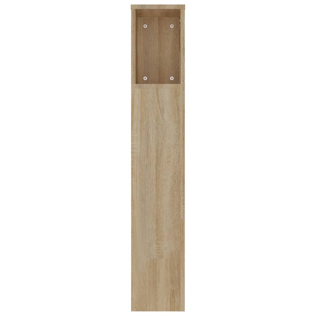 vidaXL Headboard Cabinet Sonoma Oak 220x18.5x104.5 cm