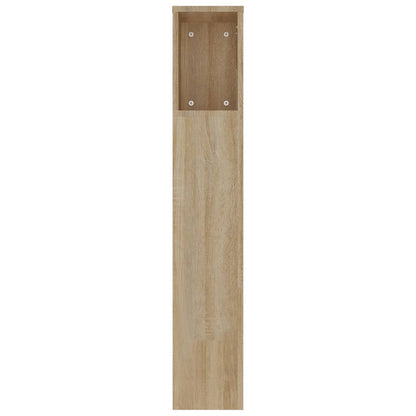 vidaXL Headboard Cabinet Sonoma Oak 220x18.5x104.5 cm