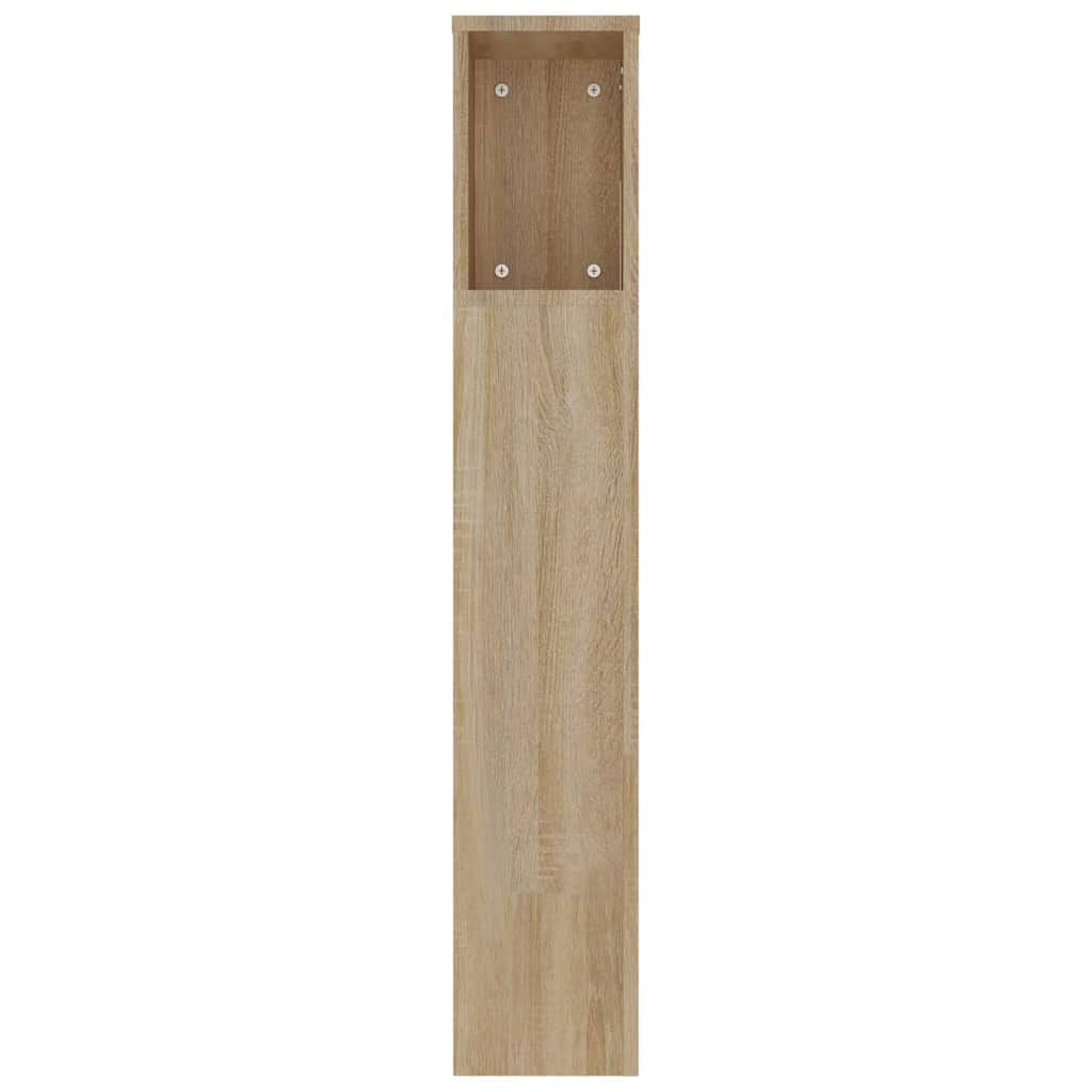 vidaXL Headboard Cabinet Sonoma Oak 220x18,5x104,5 cm