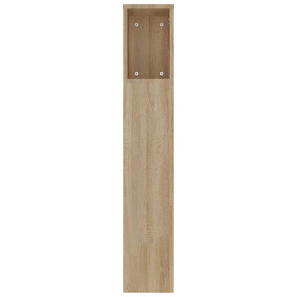 vidaXL Headboard Cabinet Sonoma Oak 220x18,5x104,5 cm