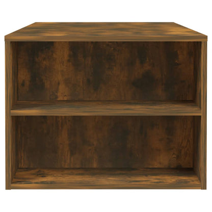 vidaXL Coffee Table Smoked Oak 102x55x42 cm Engineered Wood