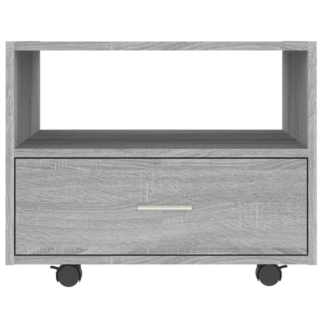 vidaXL Coffee Table Grey Sonoma 55x55x40 cm Engineered Wood