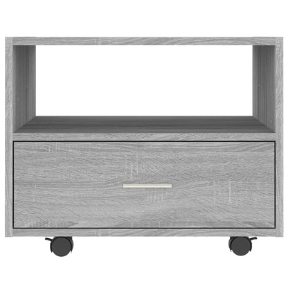 vidaXL Coffee Table Grey Sonoma 55x55x40 cm Engineered Wood