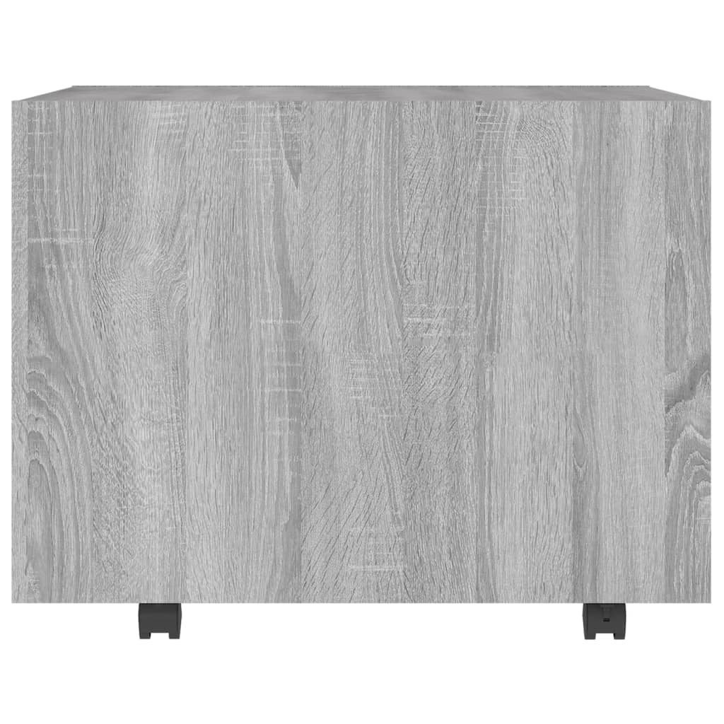 vidaXL Coffee Table Grey Sonoma 55x55x40 cm Engineered Wood