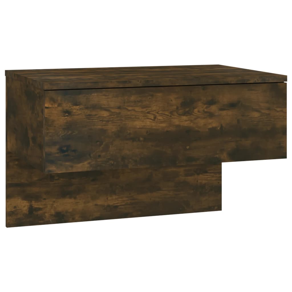 vidaXL Wall-mounted Bedside Cabinets 2 pcs Smoked Oak