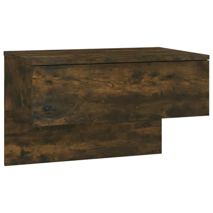 vidaXL Wall-mounted Bedside Cabinets 2 pcs Smoked Oak