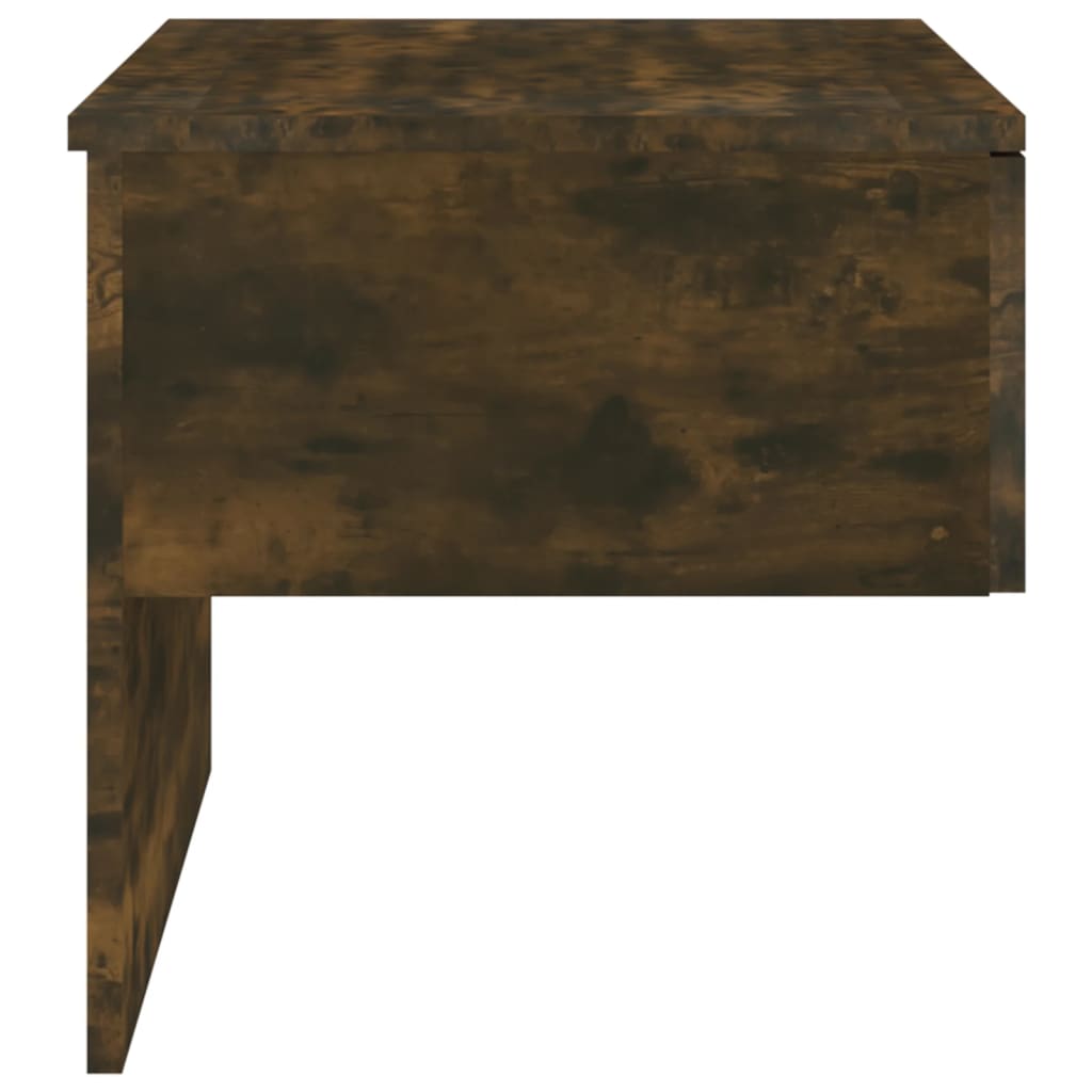 vidaXL Wall-mounted Bedside Cabinets 2 pcs Smoked Oak