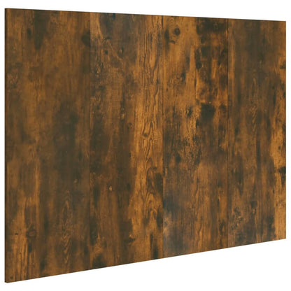 vidaXL Bed Headboard Smoked Oak 120x1,5x80 cm Engineered Wood