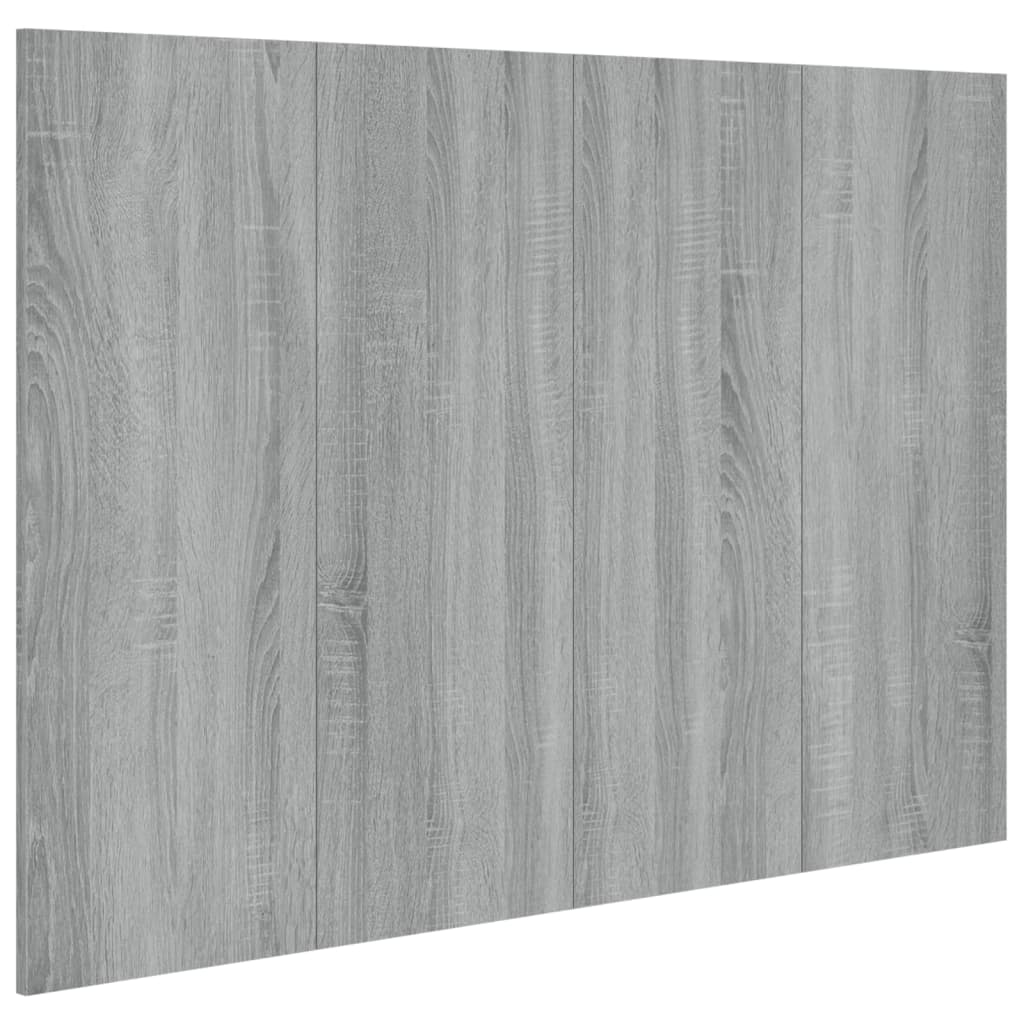 816971 vidaXL Bed Headboard Grey Sonoma 120x1,5x80 cm Engineered Wood