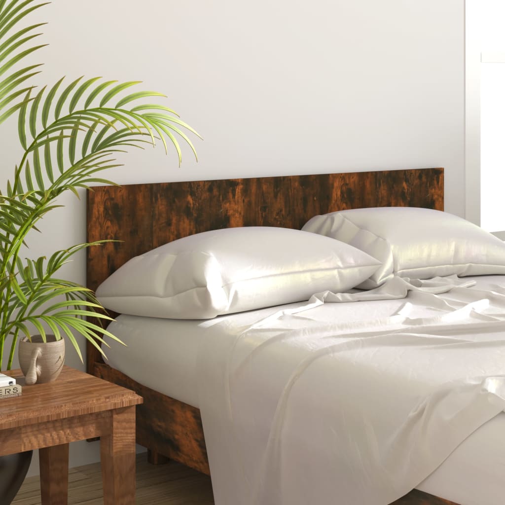 816973 vidaXL Bed Headboard Smoked Oak 160x1,5x80 cm Engineered Wood