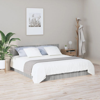 816977 vidaXL Bed Headboard Grey Sonoma 200x1,5x80 cm Engineered Wood