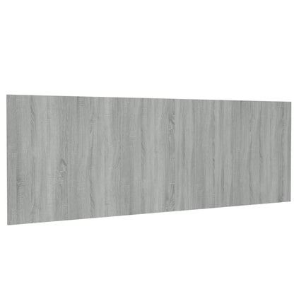 vidaXL Wall Headboard Grey Sonoma 240x1,5x80 cm Engineered Wood