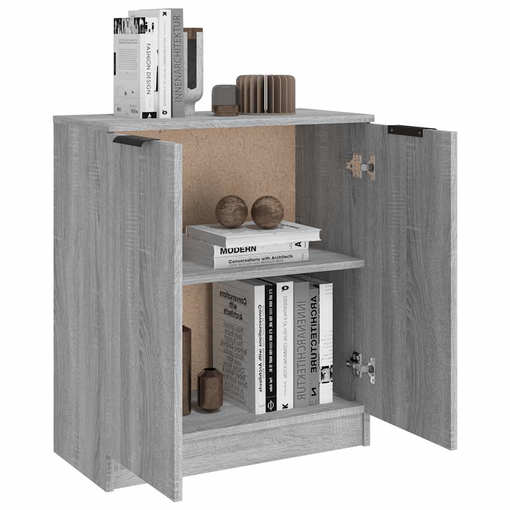 vidaXL Sideboard Grey Sonoma 60x30x70 cm Engineered Wood