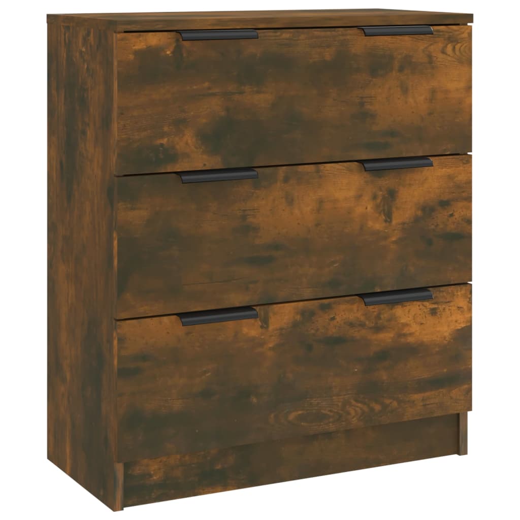vidaXL Sideboard Smoked Oak 60x30x70 cm Engineered Wood