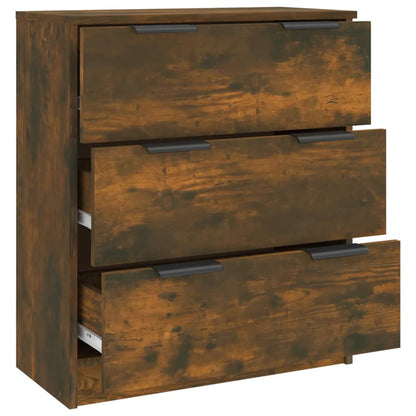 vidaXL Sideboard Smoked Oak 60x30x70 cm Engineered Wood