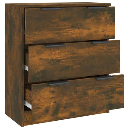 vidaXL Sideboard Smoked Oak 60x30x70 cm Engineered Wood