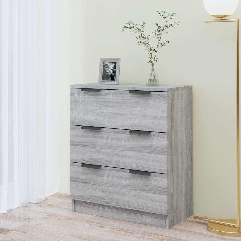vidaXL Sideboard Grey Sonoma 60x30x70 cm Engineered Wood