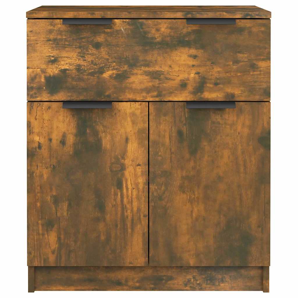 vidaXL Sideboard Smoked Oak 60x30x70 cm Engineered Wood