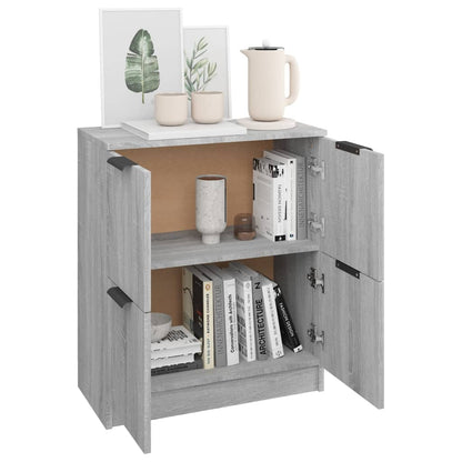 vidaXL Sideboard Grey Sonoma 60x30x70 cm Engineered Wood