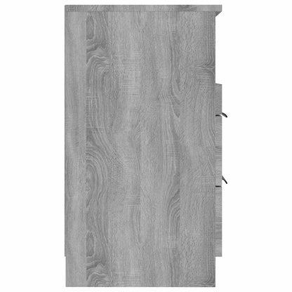 vidaXL Bedside Cabinet Grey Sonoma Engineered Wood