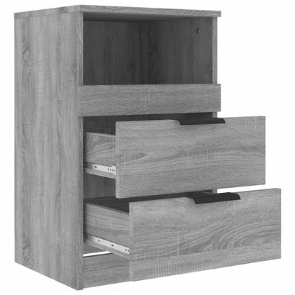 vidaXL Bedside Cabinet Grey Sonoma Engineered Wood