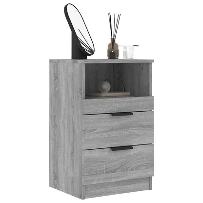 vidaXL Bedside Cabinet Grey Sonoma Engineered Wood