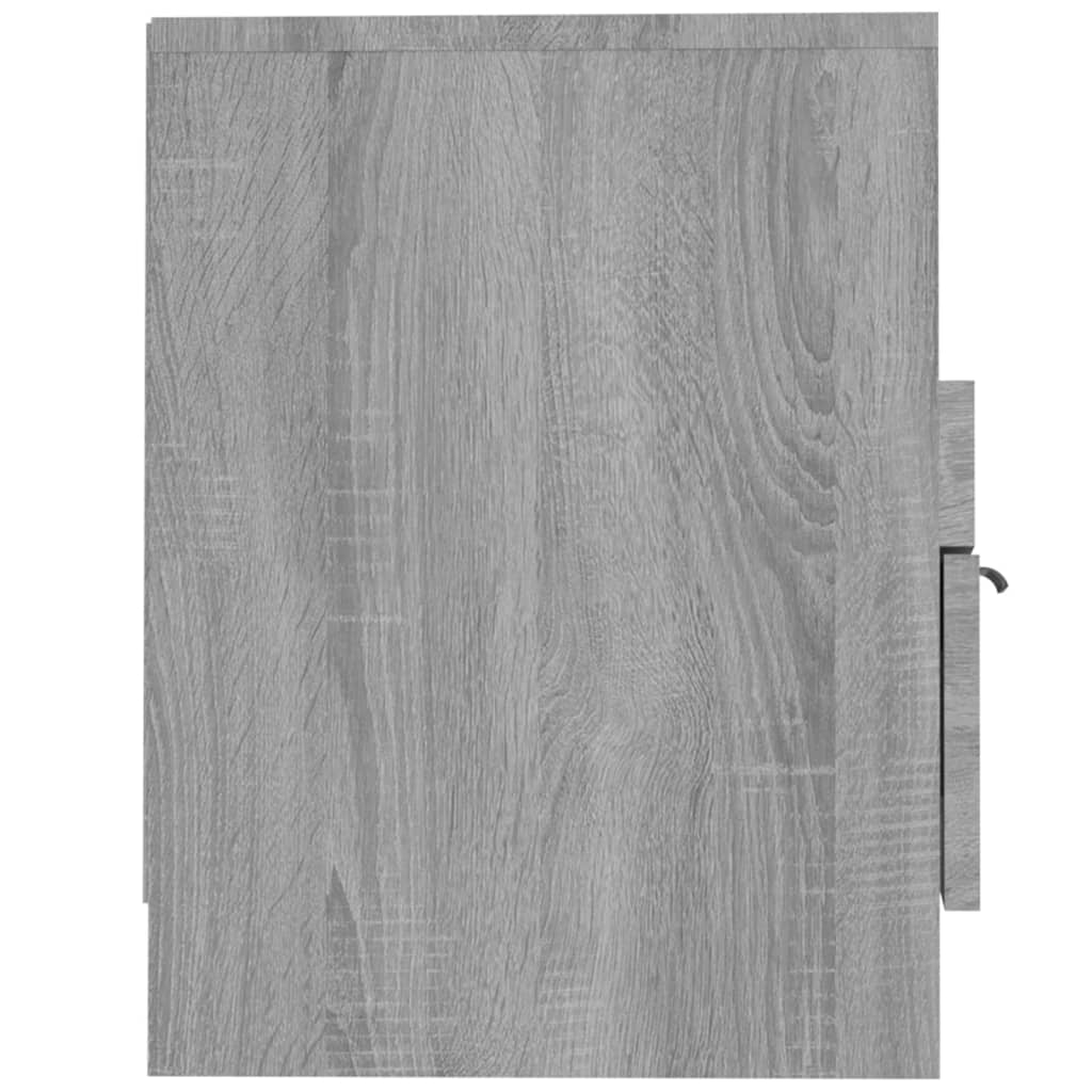 vidaXL TV Cabinet Grey Sonoma 150x33.5x45 cm Engineered Wood