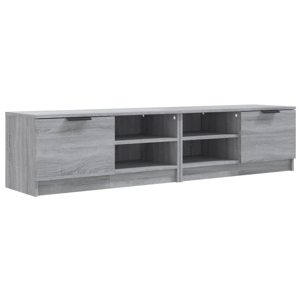 vidaXL 2 Piece TV Cabinet Set Grey Sonoma 80x35x36,5 cm Engineered Wood