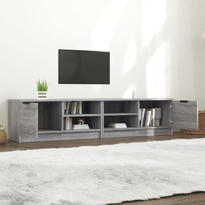 vidaXL 2 Piece TV Cabinet Set Grey Sonoma 80x35x36,5 cm Engineered Wood