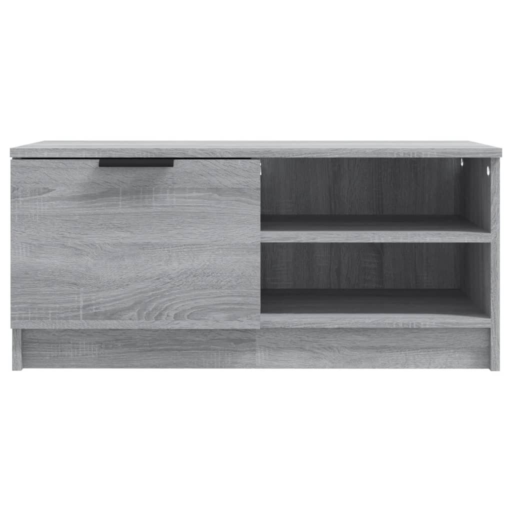 vidaXL 2 Piece TV Cabinet Set Grey Sonoma 80x35x36,5 cm Engineered Wood