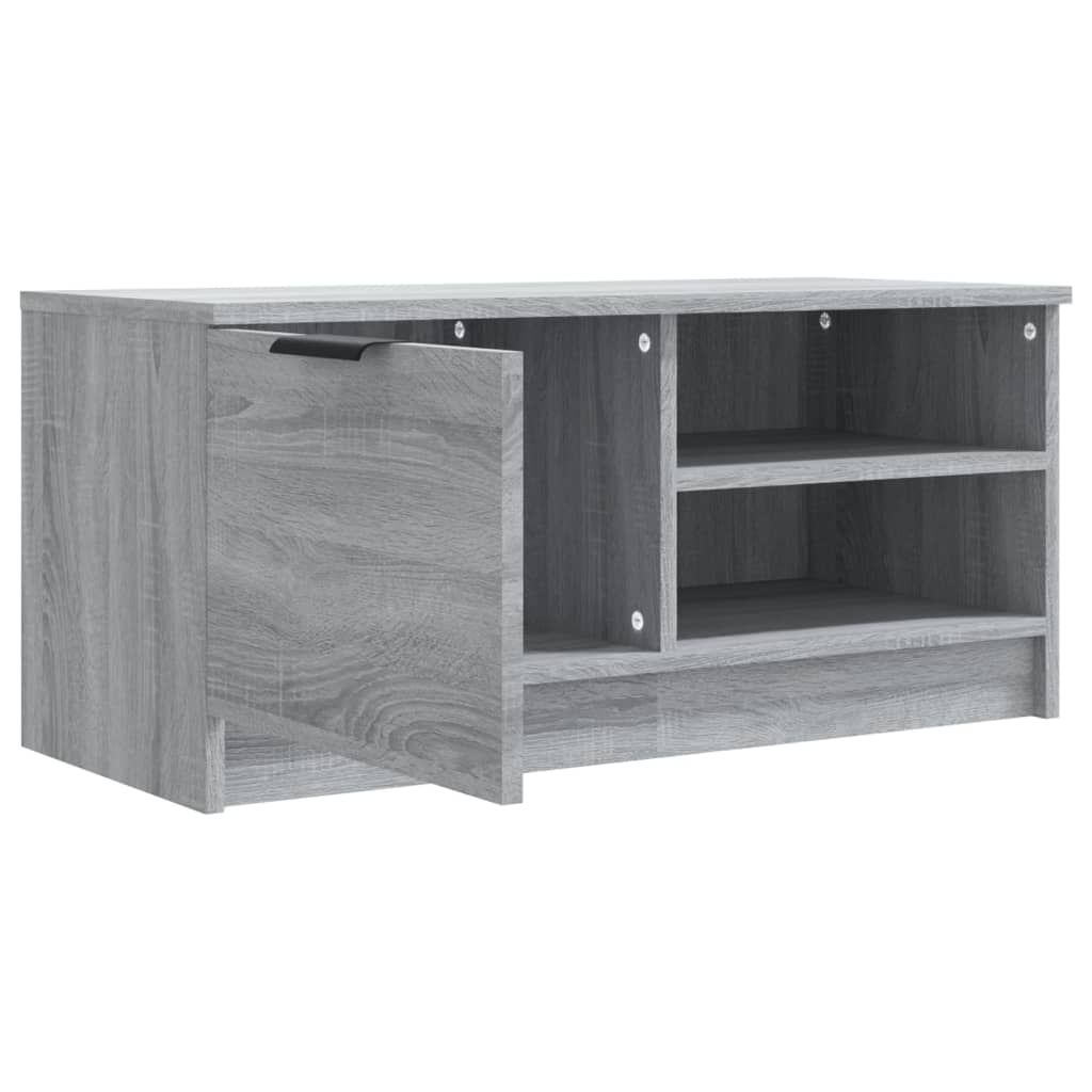 vidaXL 2 Piece TV Cabinet Set Grey Sonoma 80x35x36,5 cm Engineered Wood