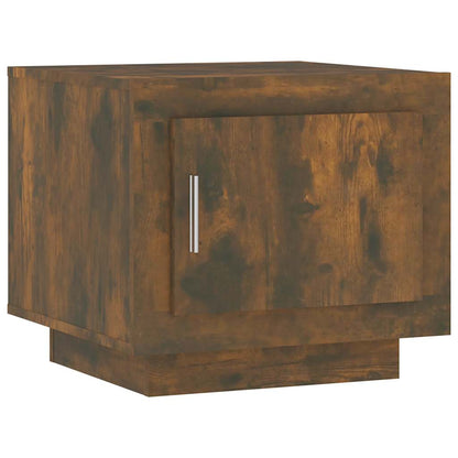 vidaXL Coffee Table Smoked Oak 51x50x45 cm Engineered Wood