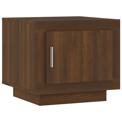 vidaXL Coffee Table Brown Oak 51x50x45 cm Engineered Wood