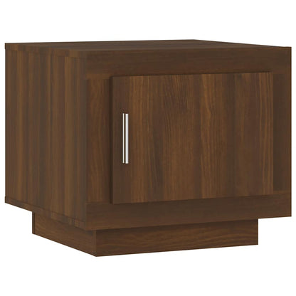 vidaXL Coffee Table Brown Oak 51x50x45 cm Engineered Wood