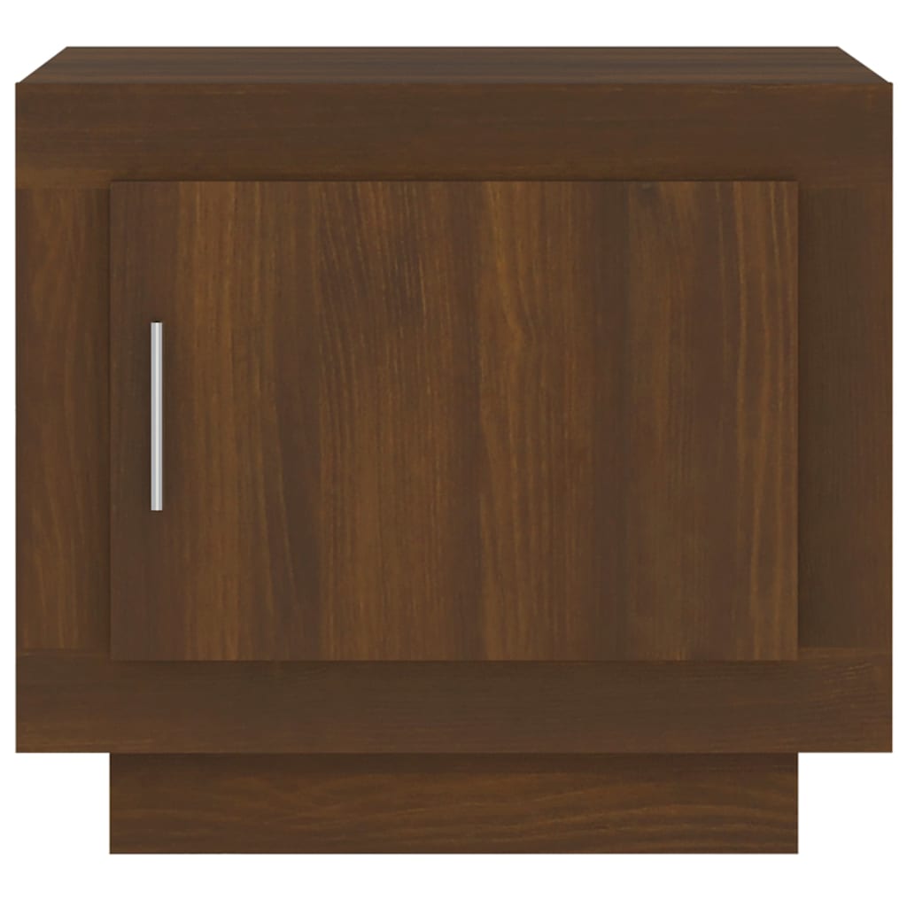 vidaXL Coffee Table Brown Oak 51x50x45 cm Engineered Wood