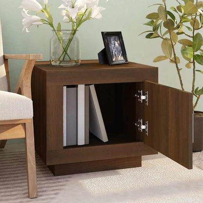 vidaXL Coffee Table Brown Oak 51x50x45 cm Engineered Wood