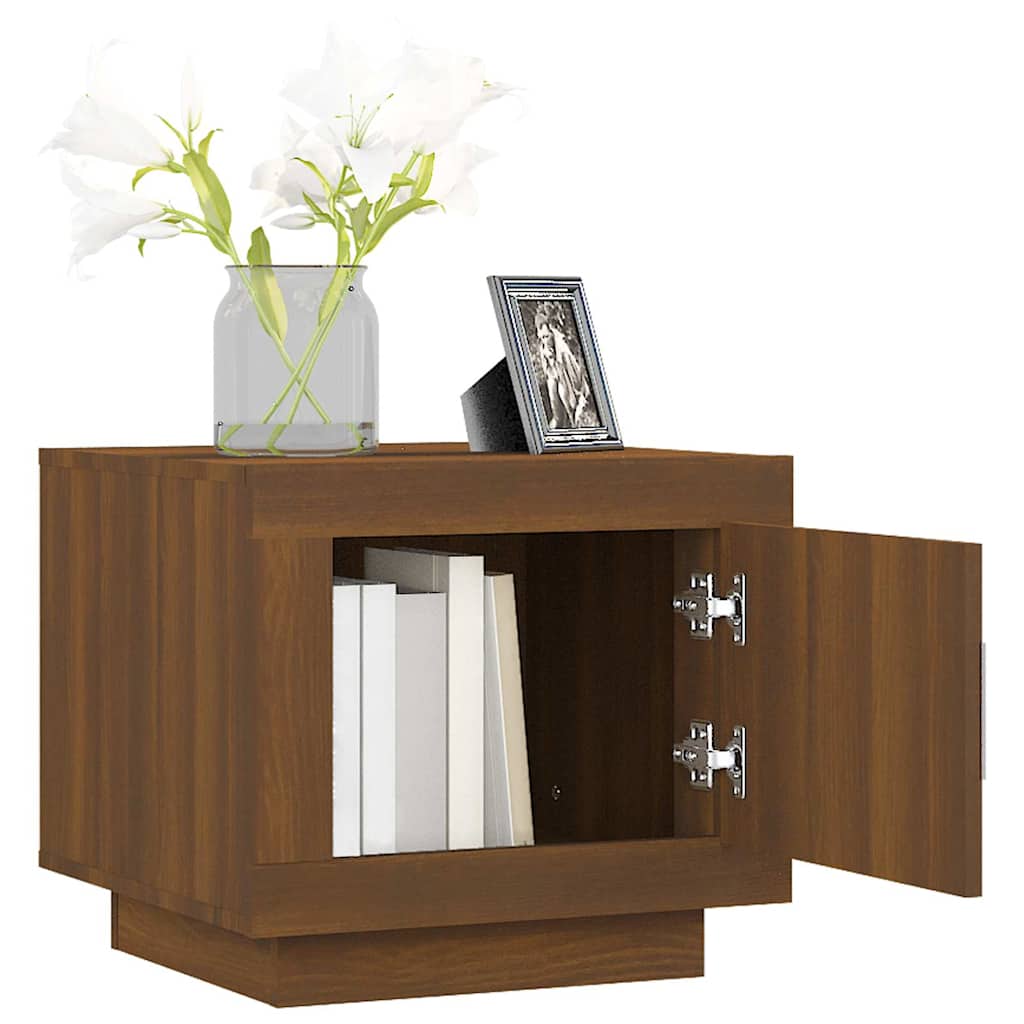 vidaXL Coffee Table Brown Oak 51x50x45 cm Engineered Wood