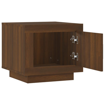 vidaXL Coffee Table Brown Oak 51x50x45 cm Engineered Wood