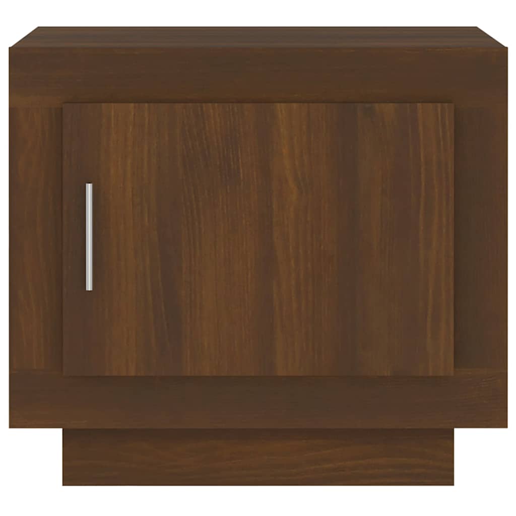 vidaXL Coffee Table Brown Oak 51x50x45 cm Engineered Wood
